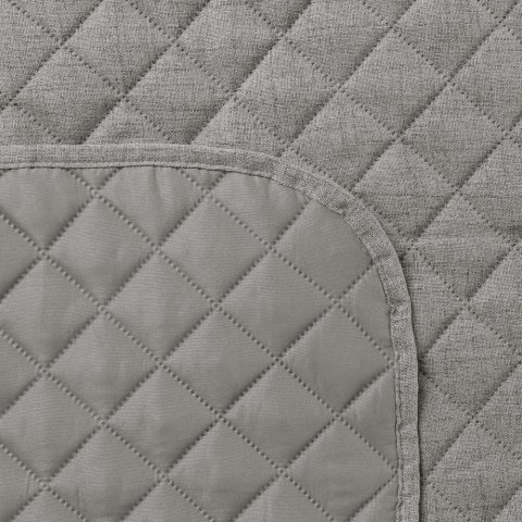 Narzuta dekoracyjna 220x240 Len stalowa Eurofirany New Narzuta dekoracyjna 220x240 Len stalowa Eurofirany New
