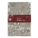 Obrus 85x85 Noel 3 srebrny świąteczny Eurofirany New