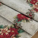 Obrus bieżnik 40x100 świąteczny gobelinowy naturalny czerwony Eurofirany Obrus bieżnik 40x100 świąteczny gobelinowy naturalny czerwony Eurofirany