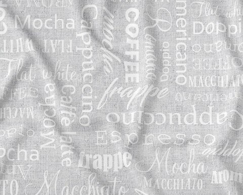 Obrus na stół 140x320 szary coffee 4274 A Panama 17 Obrus na stół 140x320 szary coffee 4274 A Panama 17
