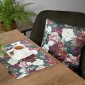 Obrus serweta 30x40 Velvet 2 podkładka zielony bordowy kwiaty welurowy komplet 4 szt Eurofirany Obrus serweta 30x40 Velvet 2 podkładka zielony bordowy kwiaty welurowy komplet 4 szt Eurofirany
