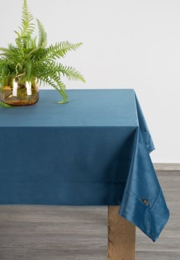 Obrus velvet 145x260 cm granatowy