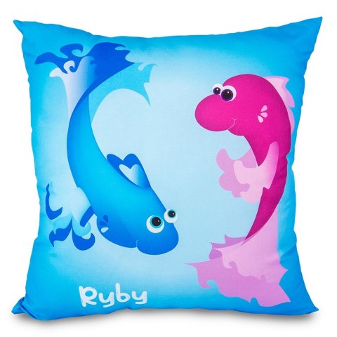 Poduszka przytulanka 40x40 zodiak Ryby Poduszka przytulanka 40x40 zodiak Ryby