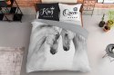 Pościel bawełniana 160x200 konie białe 3731 A 2 poszewki 70x80 Holland Natura 69 Pościel bawełniana 160x200 konie białe 3731 A 2 poszewki 70x80 Holland Natura 69
