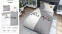 Pościel bawełniana 220x200 Prince Princess szara biała 4110 A 2 poszewki 70x80 Holland 129 Pościel bawełniana 220x200 Prince Princess szara biała 4110 A 2 poszewki 70x80 Holland 129