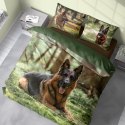 Pościel bawełniana 220x200 owczarek 3729 A 2 poszewki 70x80 Holland Natura 69 Pościel bawełniana 220x200 owczarek 3729 A 2 poszewki 70x80 Holland Natura 69