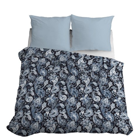 Pościel satynowa 160x200 Paisley niebieska 4200 B Home Satin 08 Pościel satynowa 160x200 Paisley niebieska 4200 B Home Satin 08