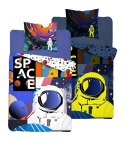 Pościel świecąca w ciemności 160x200 kosmonauta 4234 A bawełniana Fluo 09 Pościel świecąca w ciemności 160x200 kosmonauta 4234 A bawełniana Fluo 09