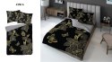 Pościel z mikrofibry 3D 160x200 kwiaty czarna złota 4358 A mikro 28 Pościel z mikrofibry 3D 160x200 kwiaty czarna złota 4358 A mikro 28