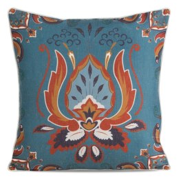 Poszewka len 11 45x45 cm turkusowy Design 01