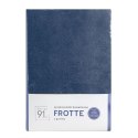 Prześcieradło frotte z gumką 120x200 granatowe 170 g/m2 na materac 20 cm Prześcieradło frotte z gumką 120x200 granatowe 170 g/m2 na materac 20 cm