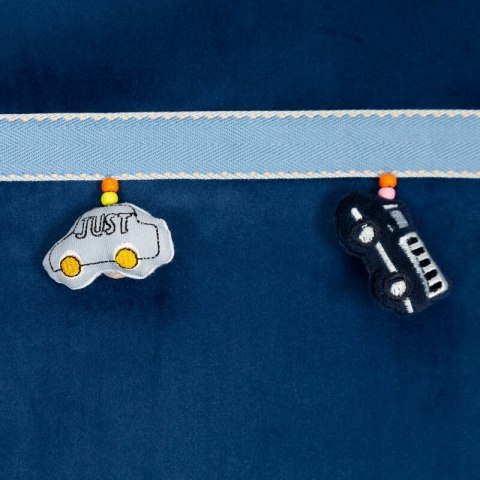 Zasłona 140x250 Car 1 auta dla dzieci granatowa gotowa na przelotkach Eurofirany Zasłona 140x250 Car 1 auta dla dzieci granatowa gotowa na przelotkach Eurofirany
