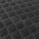 Narzuta z pomponami 140x200 czarna Pompoo pompony romby glamour dekoracyjna Narzuta z pomponami 140x200 czarna Pompoo pompony romby glamour dekoracyjna