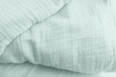 Pościel bawełniana muślinowa 220x200 miętowa 33 jednobarwana Matex Pościel bawełniana muślinowa 220x200 miętowa 33 jednobarwana Matex