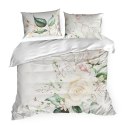 Pościel satynowa 160x200 Premium 17 kremowa kolorowa kwiaty Eurofirany Pościel satynowa 160x200 Premium 17 kremowa kolorowa kwiaty Eurofirany