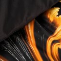 Pościel satynowa 220x200 Premium 14 czarna żółta liście z efektem 3D Eurofirany Pościel satynowa 220x200 Premium 14 czarna żółta liście z efektem 3D Eurofirany