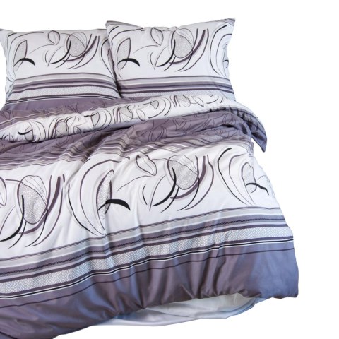 Pościel z mikrofibry 140x200 szara glamour ornamenty Rixos 12203 z 1 poszewką 70x80 Darymex Pościel z mikrofibry 140x200 szara glamour ornamenty Rixos 12203 z 1 poszewką 70x80 Darymex