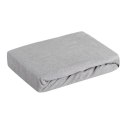 Prześcieradło frotte z gumką 180x200 srebrne 170 g/m2 na materac 20 cm Prześcieradło frotte z gumką 180x200 srebrne 170 g/m2 na materac 20 cm