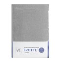 Prześcieradło frotte z gumką 180x200 srebrne 170 g/m2 na materac 20 cm Prześcieradło frotte z gumką 180x200 srebrne 170 g/m2 na materac 20 cm