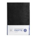 Prześcieradło frotte z gumką 220x200 czarne 170 g/m2 na materac 20 cm Prześcieradło frotte z gumką 220x200 czarne 170 g/m2 na materac 20 cm