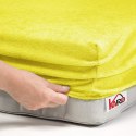 Prześcieradło frotte z gumką 60x120 żółte cytrynowe 004 grube 200g/m2 KARO Prześcieradło frotte z gumką 60x120 żółte cytrynowe 004 grube 200g/m2 KARO