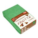 Prześcieradło frotte z gumką 70x140 zielone groszkowe 015 grube 200g/m2 KARO Prześcieradło frotte z gumką 70x140 zielone groszkowe 015 grube 200g/m2 KARO