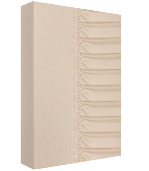 Prześcieradło jersey z gumką 140x200 beżowe 160g/m2 Zaratex Prześcieradło jersey z gumką 140x200 beżowe 160g/m2 Zaratex