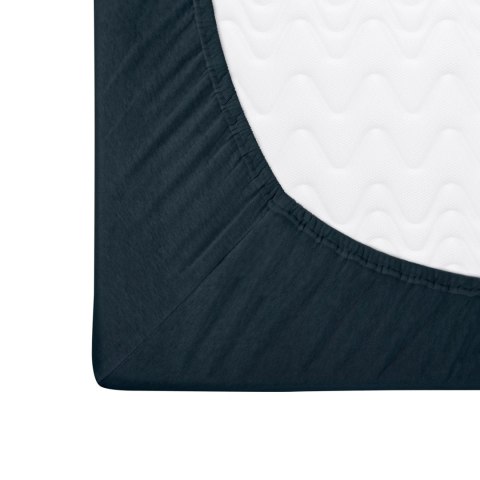 Prześcieradło jersey z gumką 220x200 Basic 026 granatowe Darymex Prześcieradło jersey z gumką 220x200 Basic 026 granatowe Darymex