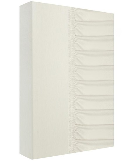 Prześcieradło jersey z gumką 220x200 ekri 160g/m2 Zaratex Prześcieradło jersey z gumką 220x200 ekri 160g/m2 Zaratex
