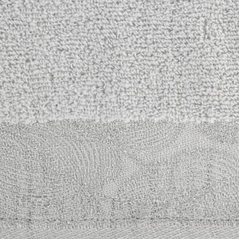 Ręcznik Agis 30x50 srebrny liście frotte 400g/m2 Eurofirany Ręcznik Agis 30x50 srebrny liście frotte 400g/m2 Eurofirany