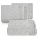 Ręcznik Agis 30x50 srebrny liście frotte 400g/m2 Eurofirany Ręcznik Agis 30x50 srebrny liście frotte 400g/m2 Eurofirany