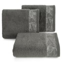 Ręcznik Agis 30x50 stalowy liście frotte 400g/m2 Eurofirany Ręcznik Agis 30x50 stalowy liście frotte 400g/m2 Eurofirany