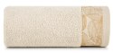 Ręcznik Agis 50x90 beżowy liście frotte 400g/m2 Eurofirany Ręcznik Agis 50x90 beżowy liście frotte 400g/m2 Eurofirany
