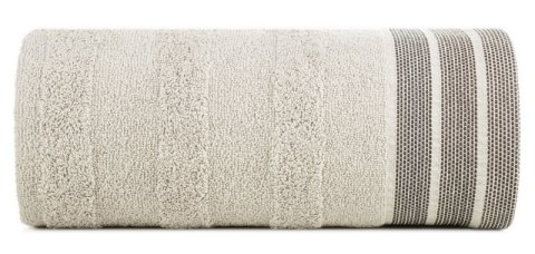 Ręcznik Pati 30x50 beżowy pasy frotte 500g/m2 Eurofirany Ręcznik Pati 30x50 beżowy pasy frotte 500g/m2 Eurofirany