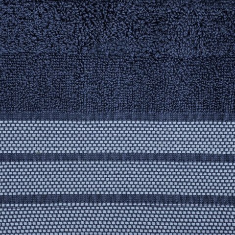 Ręcznik Pati 30x50 granatowy pasy frotte 500g/m2 Eurofirany Ręcznik Pati 30x50 granatowy pasy frotte 500g/m2 Eurofirany