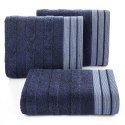 Ręcznik Pati 30x50 granatowy pasy frotte 500g/m2 Eurofirany Ręcznik Pati 30x50 granatowy pasy frotte 500g/m2 Eurofirany