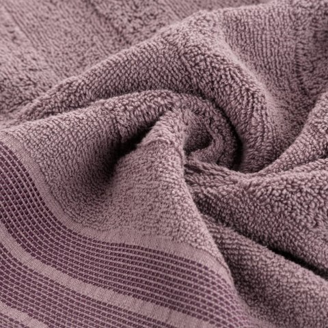 Ręcznik Pati 30x50 liliowy ciemny pasy frotte 500g/m2 Eurofirany Ręcznik Pati 30x50 liliowy ciemny pasy frotte 500g/m2 Eurofirany