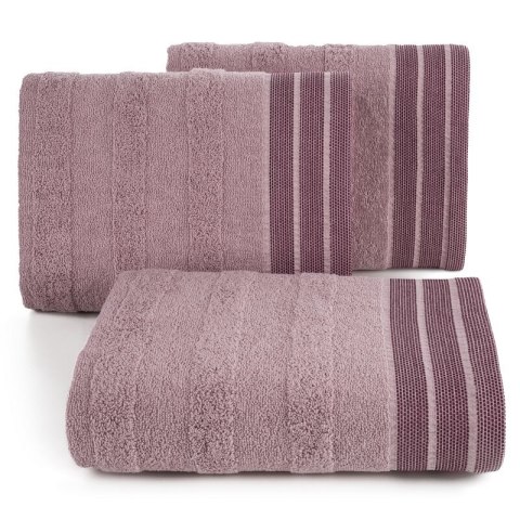 Ręcznik Pati 30x50 liliowy ciemny pasy frotte 500g/m2 Eurofirany Ręcznik Pati 30x50 liliowy ciemny pasy frotte 500g/m2 Eurofirany