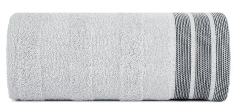 Ręcznik Pati 30x50 srebrny pasy frotte 500g/m2 Eurofirany Ręcznik Pati 30x50 srebrny pasy frotte 500g/m2 Eurofirany