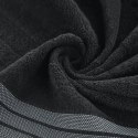 Ręcznik Pati 70x140 czarny pasy frotte 500g/m2 Eurofirany Ręcznik Pati 70x140 czarny pasy frotte 500g/m2 Eurofirany