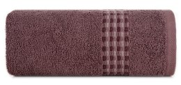 Ręcznik Riva 30x50 liliowy ciemny frotte 500g/m2 Eurofirany