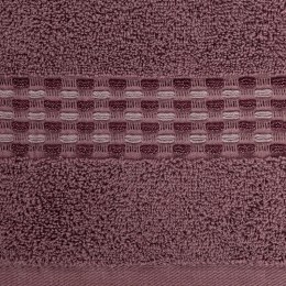 Ręcznik Riva 30x50 liliowy ciemny frotte 500g/m2 Eurofirany