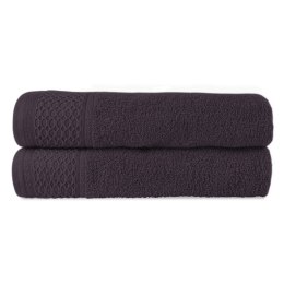 Ręcznik Solano 30x50 bakłażanowy frotte 100% bawełna Darymex