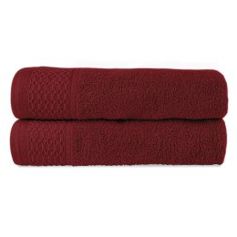 Ręcznik Solano 30x50 bordowy frotte 100% bawełna Darymex