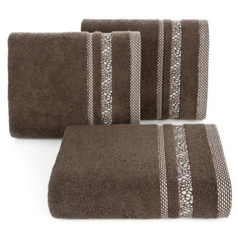 Ręcznik Tessa 30x50 brązowy frotte 500g/m2 Eurofirany Ręcznik Tessa 30x50 brązowy frotte 500g/m2 Eurofirany