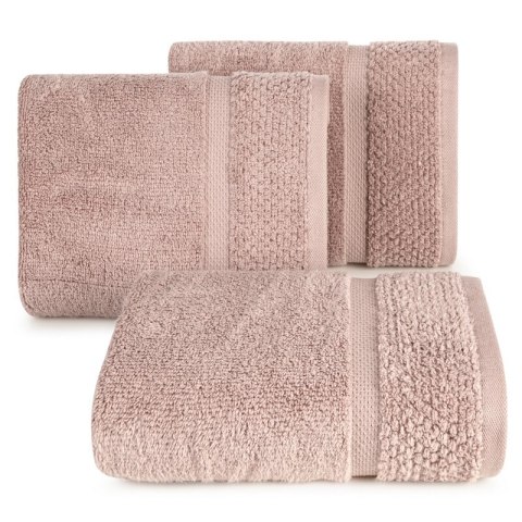 Ręcznik Vilia 50x90 pudrowy różowy frotte 530g/m2 Eurofirany Ręcznik Vilia 50x90 pudrowy różowy frotte 530g/m2 Eurofirany