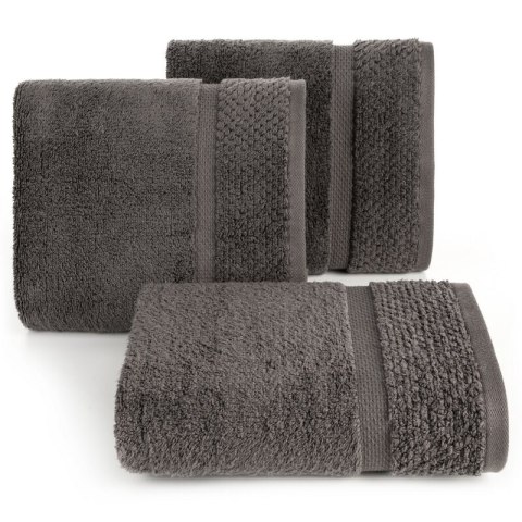 Ręcznik Vilia 70x140 brązowy frotte 530g/m2 Eurofirany Ręcznik Vilia 70x140 brązowy frotte 530g/m2 Eurofirany