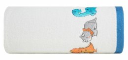 Ręcznik dziecięcy 50x90 Baby 42 biały dinozaury 450g/m2 Eurofirany
