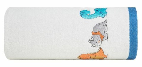 Ręcznik dziecięcy 50x90 Baby 42 biały dinozaury 450g/m2 Eurofirany Ręcznik dziecięcy 50x90 Baby 42 biały dinozaury 450g/m2 Eurofirany