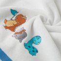 Ręcznik dziecięcy 50x90 Baby 42 biały dinozaury 450g/m2 Eurofirany Ręcznik dziecięcy 50x90 Baby 42 biały dinozaury 450g/m2 Eurofirany